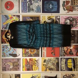 Anne Klein Tribal Print Jersey Knit Dress Sz 12